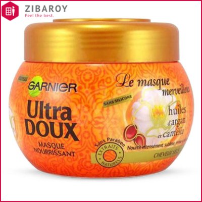 ماسک موی تغذیه کننده گارنیه مدل Ultra Doux حاوی آرگان و کاملیا  حجم 300 میل
