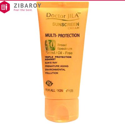 کرم ضد آفتاب رنگی دکتر ژیلا Spf 50 مدل Multi Protection حجم 50 گرم