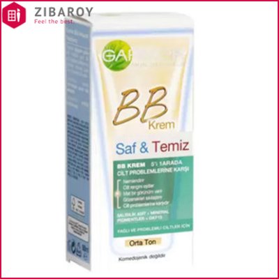 BB کرم گارنیه مناسب پوست چرب حجم 50 میل-رنگ متوسط