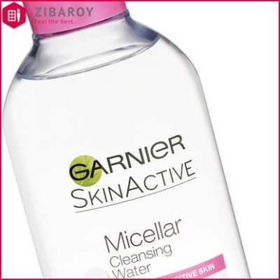 آب پاک کننده آرایش گارنیه سری اسکین اکتیو مدل Cleanses+Soothes حجم 400 میل