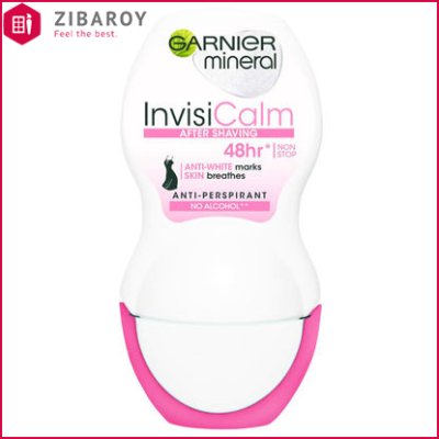 رول ضد تعریق زنانه گارنیه مدل InvisiCalm After Shaving حجم 50 میل