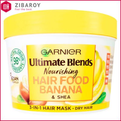 ماسک تغذیه کننده مو گارنیه سری Hair Food مدل 3in1 حجم  ۳۹۰ میل
