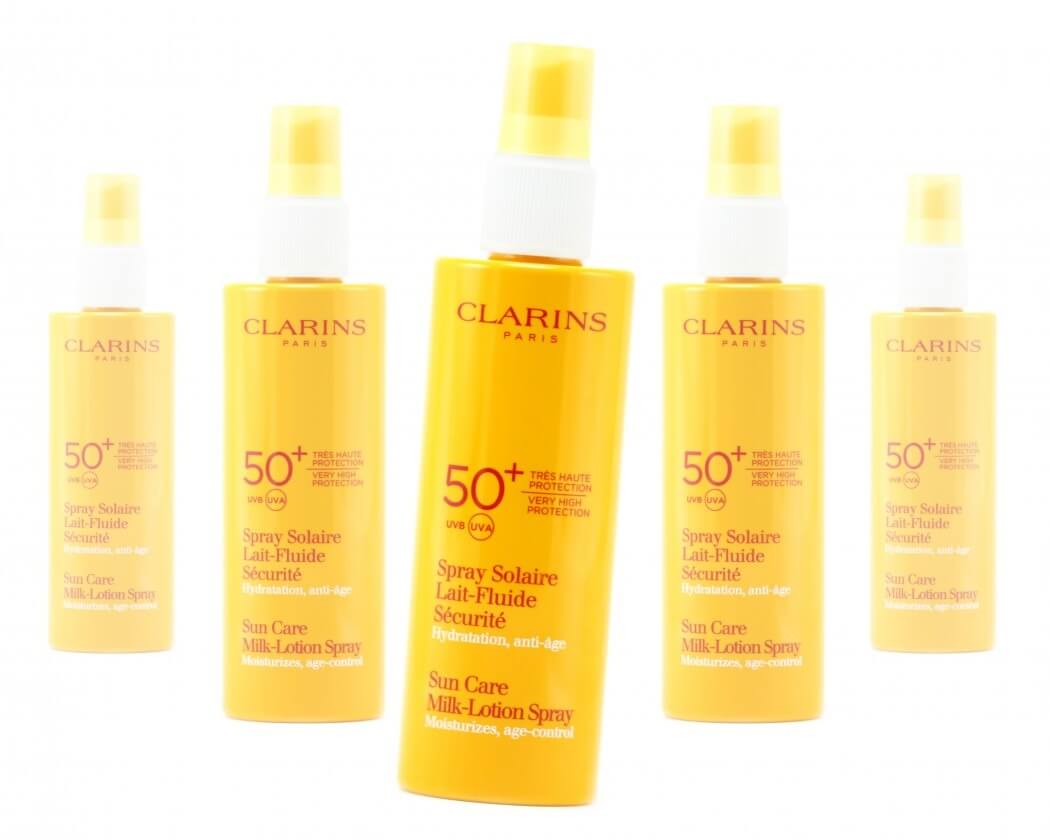 لوسیون شیری ضد آفتاب کلارنس SPF50 اورجینال 150 میل