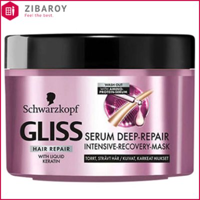 ماسک ترمیم کننده عمیق موی شوآرتزکف پروفشنال سری گلیس مدل Serum Deep Repair حجم 200 میل