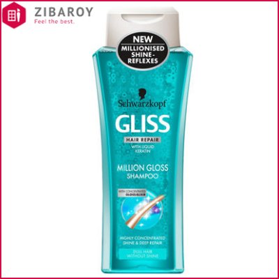 شامپو ترمیم کننده موی شوآرتزکف پروفشنال سری گلیس مدل Million Gloss حجم 250 میل