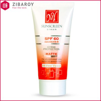 کرم ضد آفتاب رنگی فاقد چربی SPF60 مای 50 میل