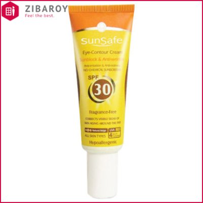 کرم ضد آفتاب رنگی SPF50 سان سیف مناسب پوست چرب و جوش دار حجم 50 میل  – بژ روشن