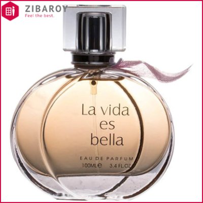 ادو پرفیوم زنانه فراگرنس ورد مدل La Vida Es Bella حجم 100 میل