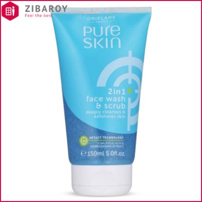 ژل شستشو و اسکراب صورت اوریفلیم مدل Pure Skin حجم 150 میل – شماره32647