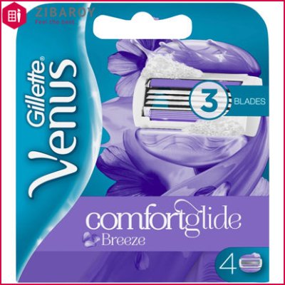 یدک تیغ اصلاح زنانه ژیلت مدل Venus Comfort Glide Breeze