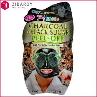 ماسک صورت سون هون مدل charcoal & black sugar حجم 10 میل