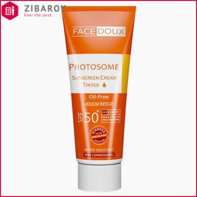 کرم ضد آفتاب فیس دوکس مدل Photosome Spf50 مناسب پوست چرب حجم 40 میل-بژ متوسط