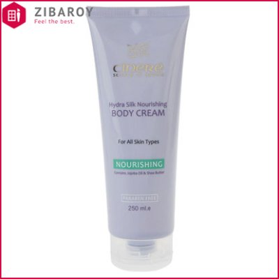 کرم تغذیه کننده بدن سینره سری Hydra Silk مناسب انواع پوست حجم 250 میل