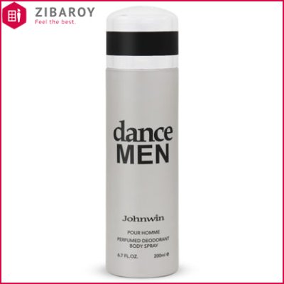 اسپری دئودورانت مردانه جان وین مدل Dance men حجم 200 میل – رنگ سفید