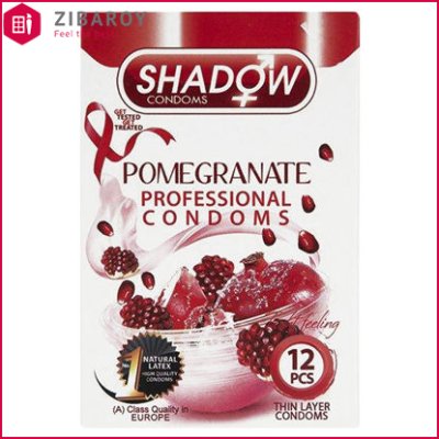 کاندوم تنگ کننده اناری شادو مدل Pomegranate بسته 12 عددی