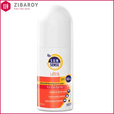 کرم ضد آفتاب رنگی SPF50 سان سنس مناسب پوست های معمولی حجم 50 میل