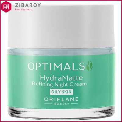 کرم شب آبرسان اوریفلیم سری Optimals HydraMatte مناسب پوست چرب حجم 50 میل – َشماره 34304