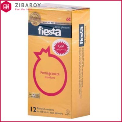 کاندوم تنگ کننده واژن فیستا مدل Pomegranate بسته 12 عددی