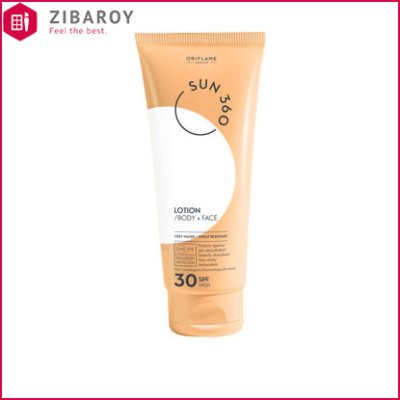 لوسیون ضد آفتاب SPF30 صورت و بدن  اوریفلیم مدل SUN 360 حجم 125میل – شماره 34890