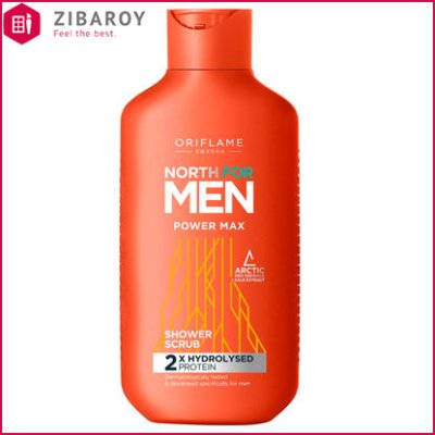 شامپو بدن لایه بردار اوریفلیم سری North For Men مدل Power Max حجم 250 میل – شماره 38614